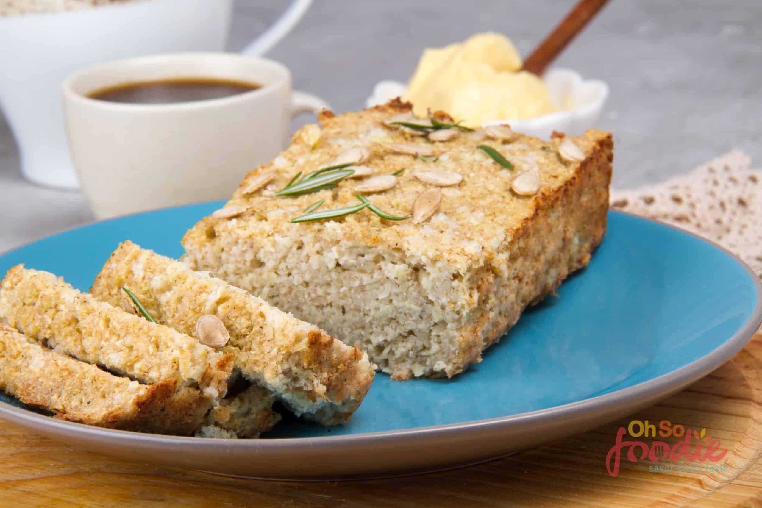 Keto Cauliflower Bread Recipe Oh So Foodie