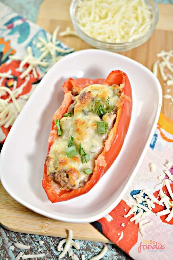 sausage stuffed peppers without rice
