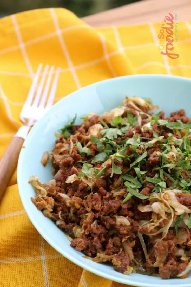 Keto Egg Roll In A Bowl - Oh So Foodie