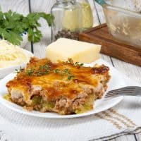 Keto Zucchini Lasagna With Meat And Bechamel Sauce