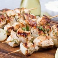 Keto Chicken Skewers