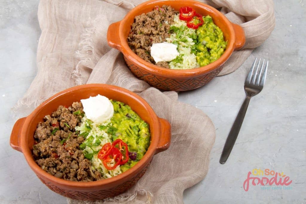 keto taco salad bowls 