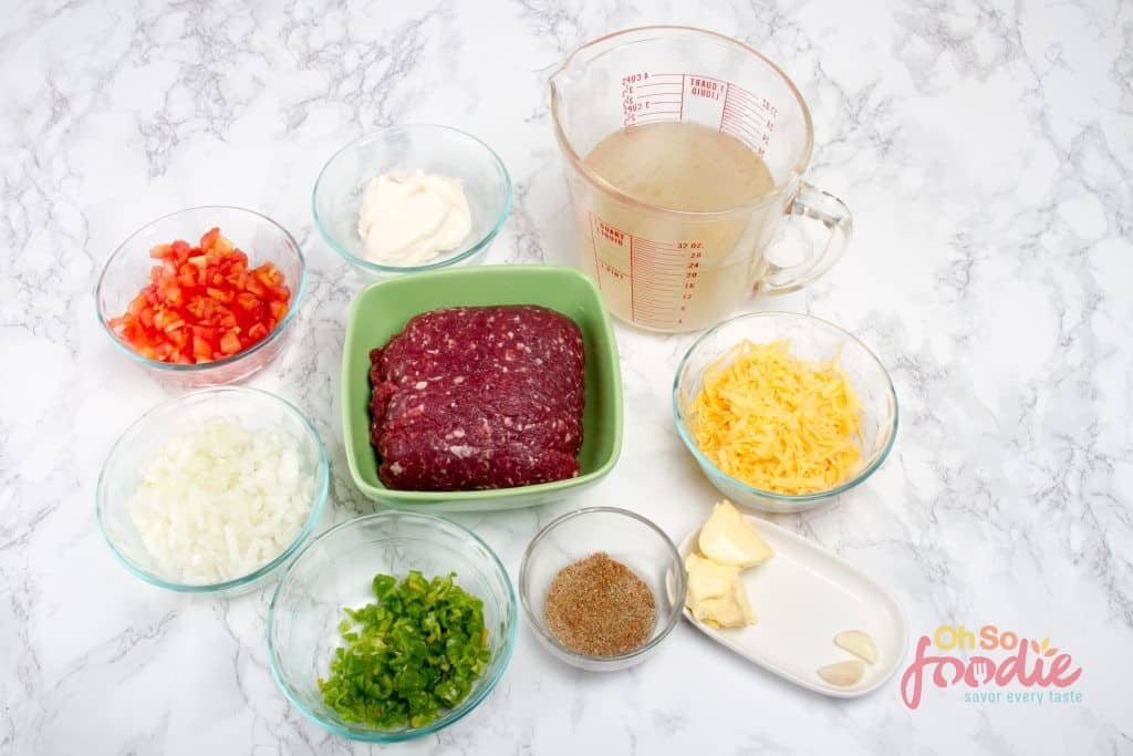 ingredients to make keto taco soup