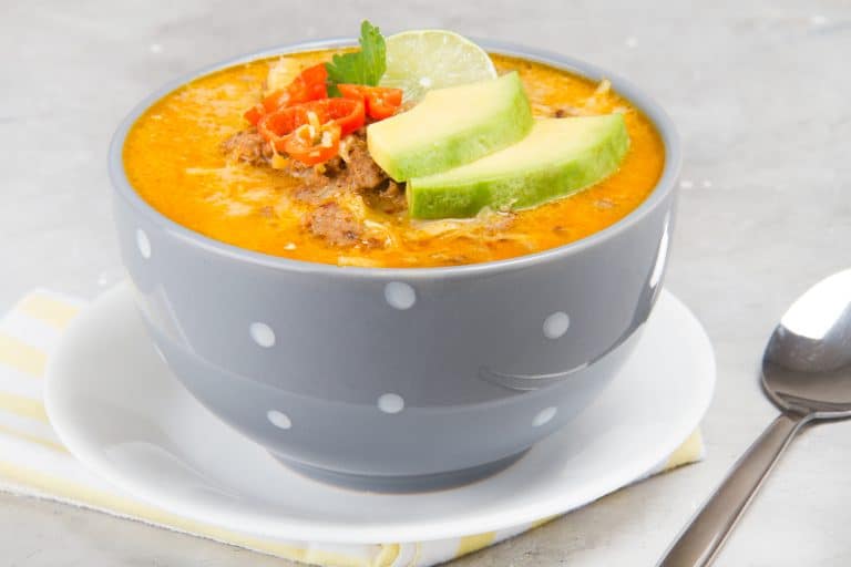 Keto Taco Soup With Ground Beef - Oh So Foodie