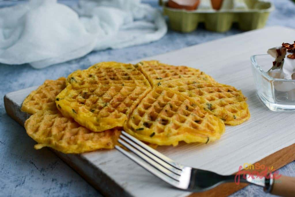 egg and cheese chaffles