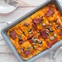 Keto Sheet Pan Pizza Recipe