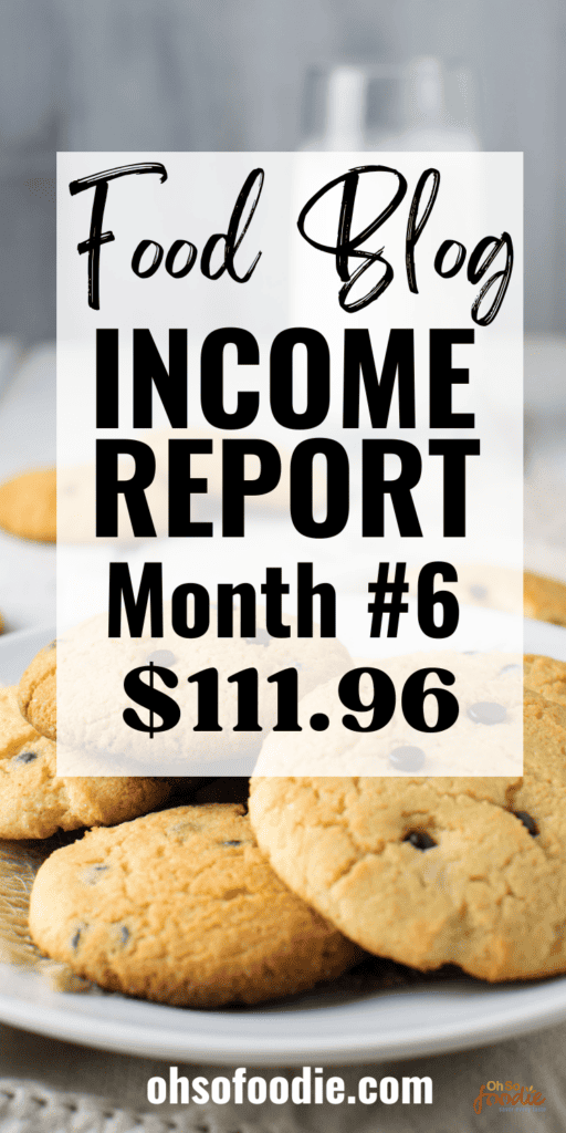 food blog income report October 2019