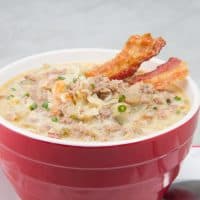 Slow Cooker Keto Hamburger Soup With Cream Cheese And Rotel