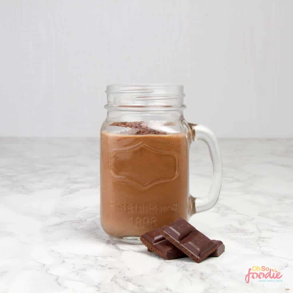 low carb chocolate smoothie
