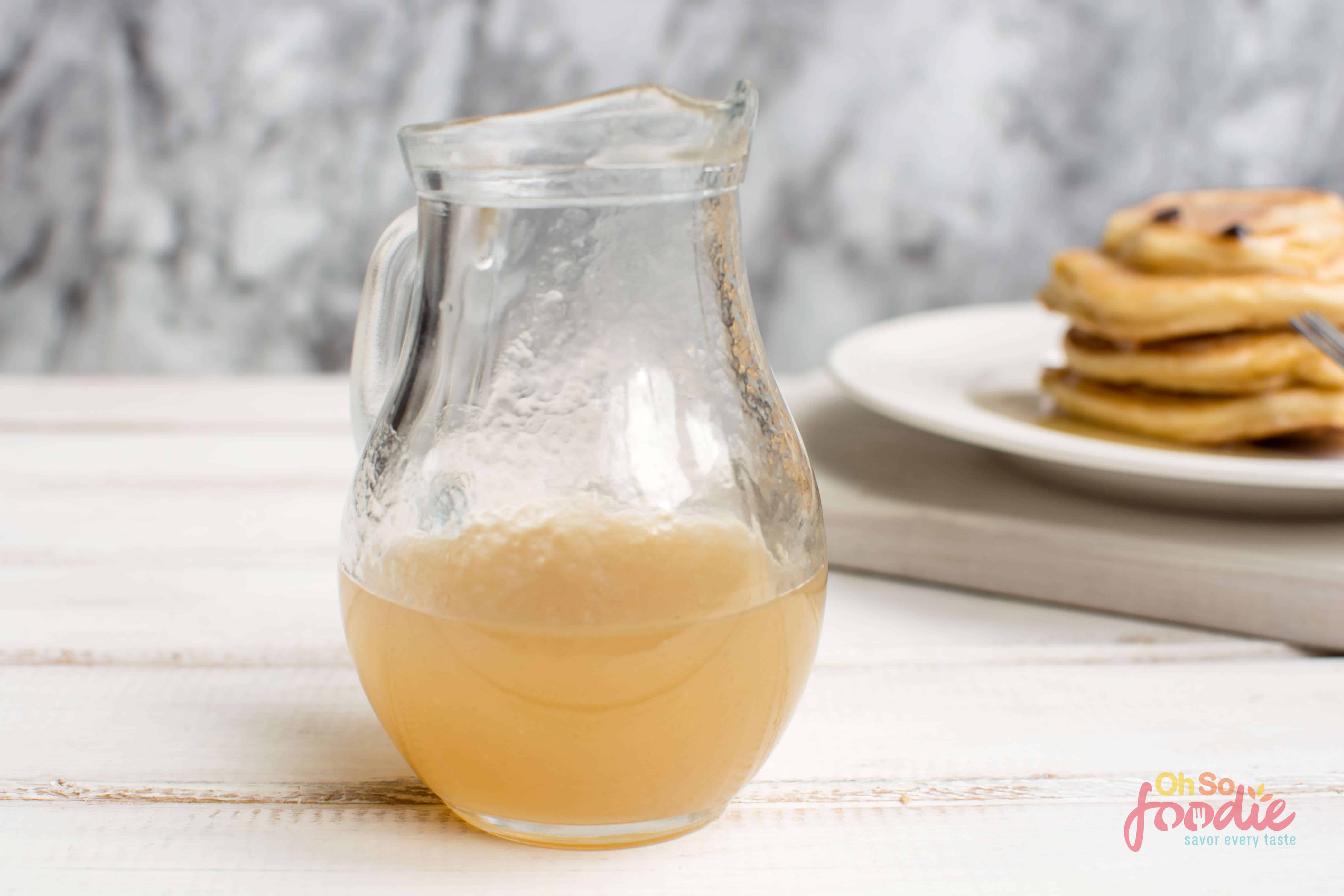 Keto Pancake Syrup 1.3g Carbs Keto Maple Syrup! Oh So Foodie