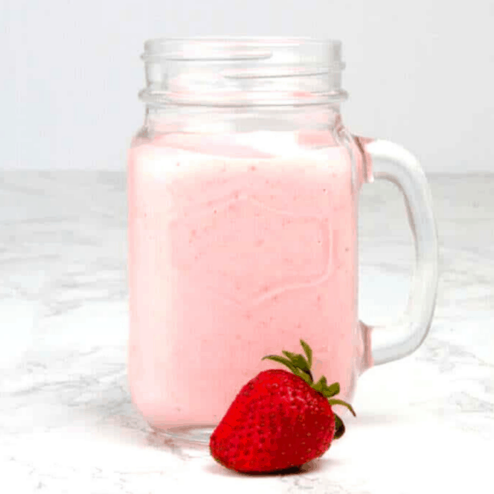 Keto Strawberry Coconut Milk Smoothie