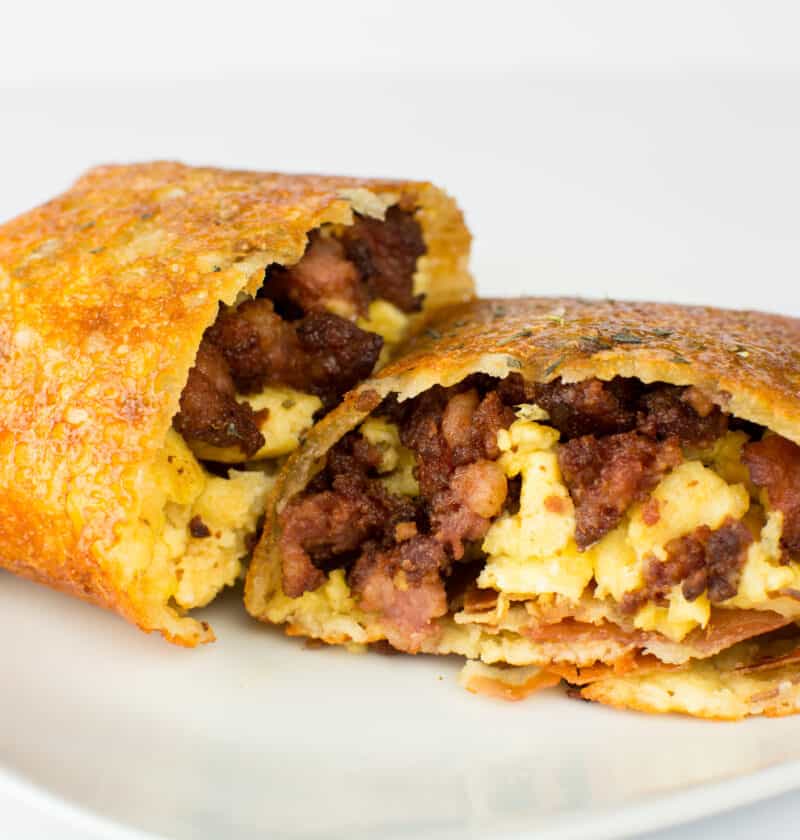 Keto Breakfast Burrito The Best Keto Burrito Recipe Oh So Foodie