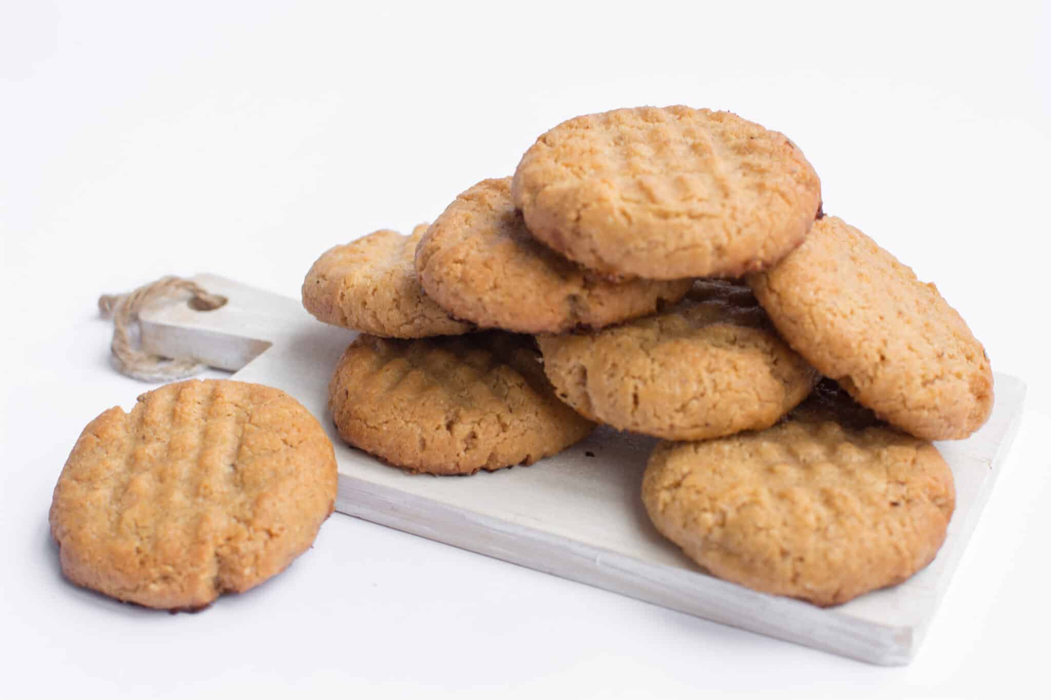 3 Ingredient Keto Almond Butter Cookies - Oh So Foodie