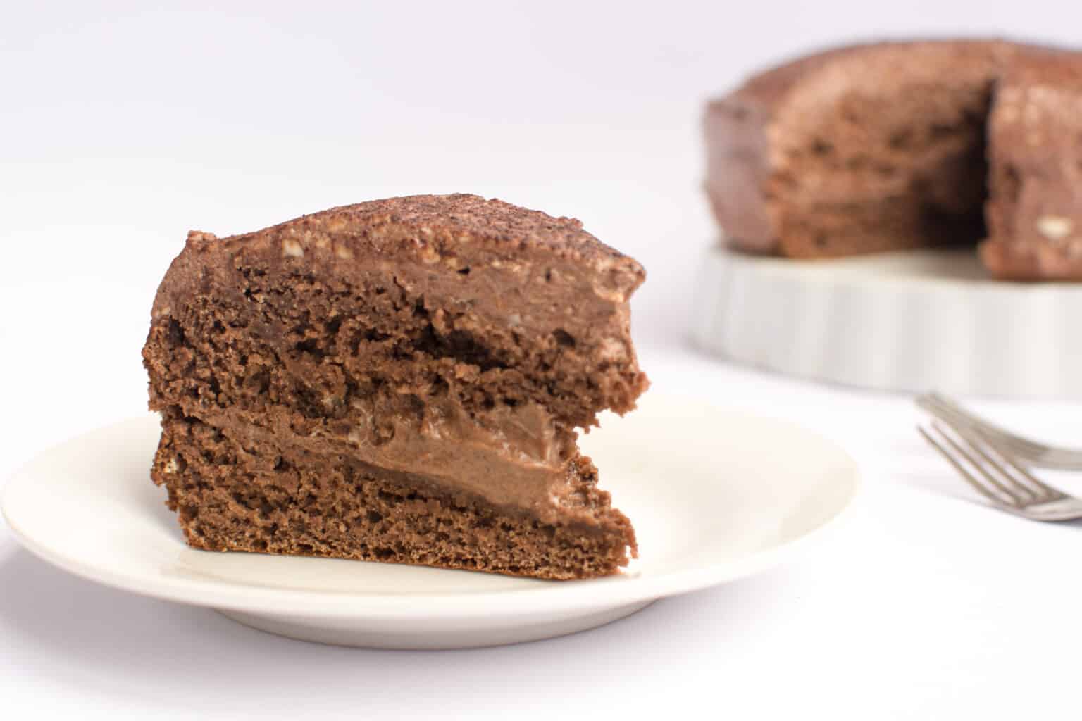 Moist Keto Chocolate Cake With Chocolate Frosting Oh So Foodie 