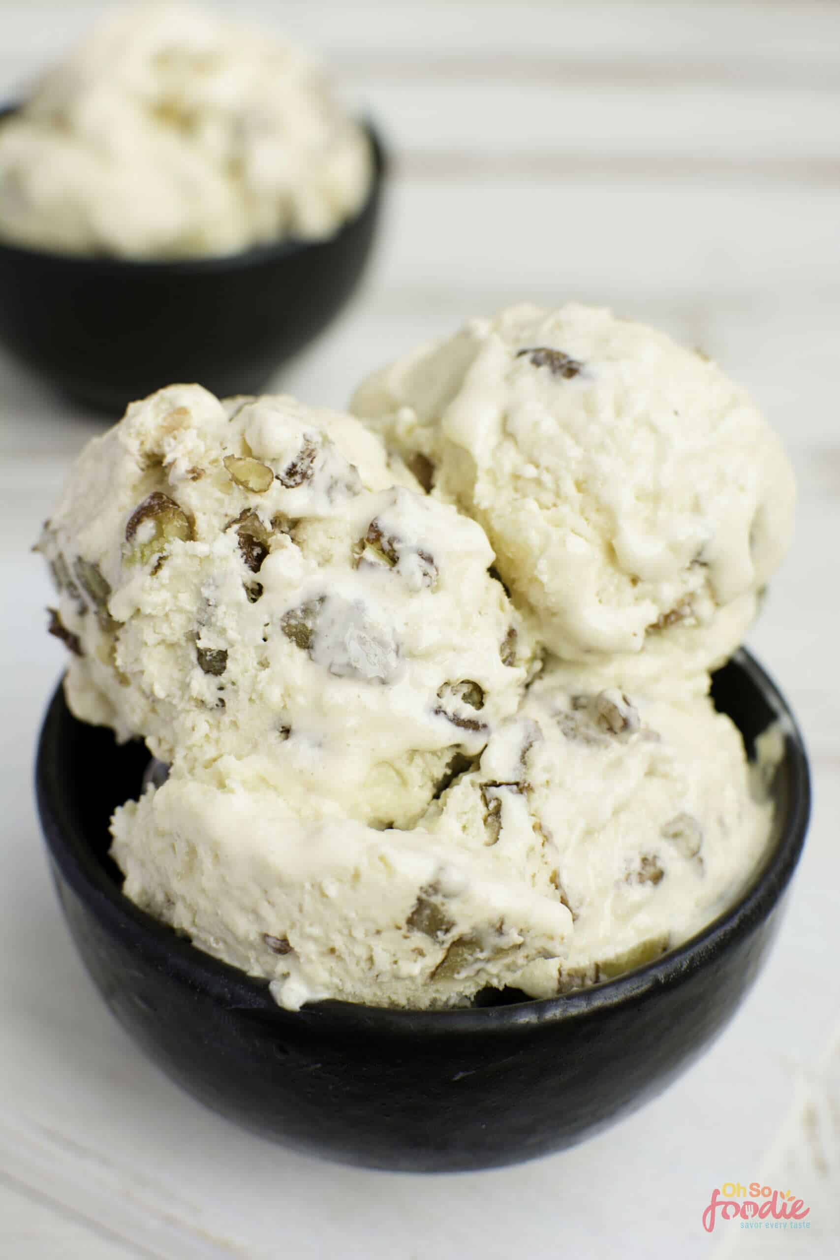 Keto Butter Pecan Ice Cream Oh So Foodie