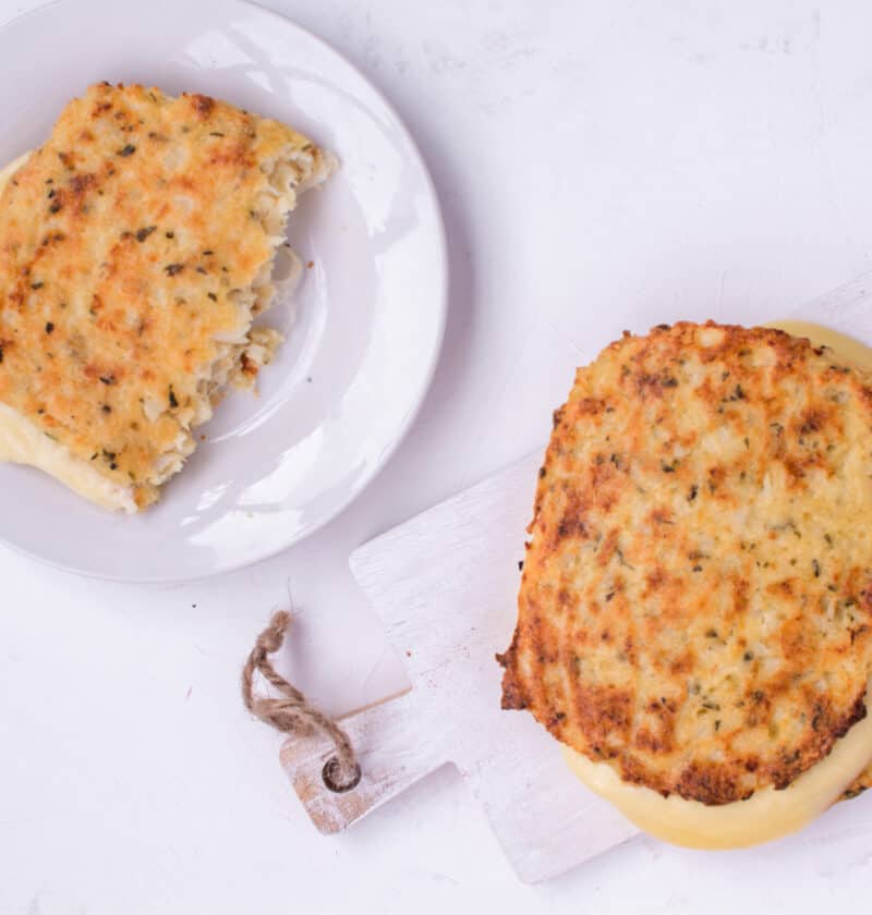 Keto Cauliflower Grilled Cheese (Just 5 Ingredients!) Oh So Foodie