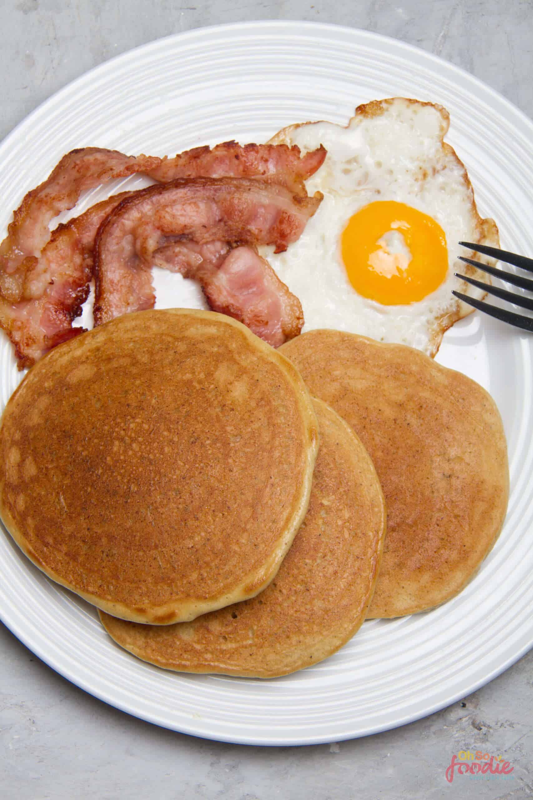 How To Make Pancakes Without Milk Oh So Foodie