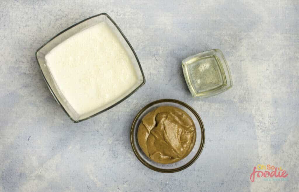 ingredients to make sugar free peanut butter ice cream 
