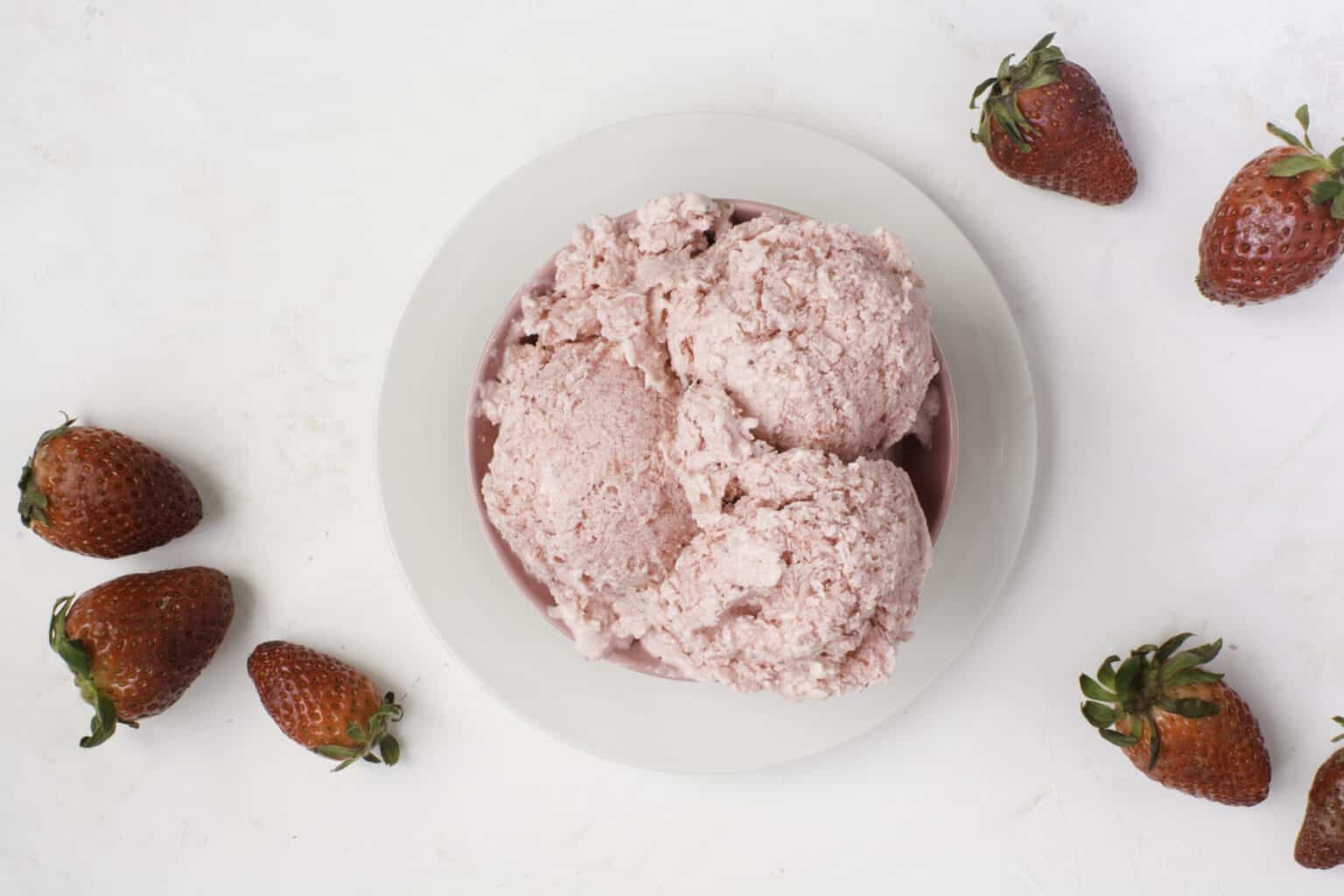 5 Ingredient Keto Strawberry Ice Cream Oh So Foodie