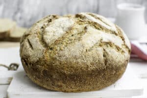 Keto Sourdough Bread - Gluten Free & 2.5g Net Carbs - Oh So Foodie
