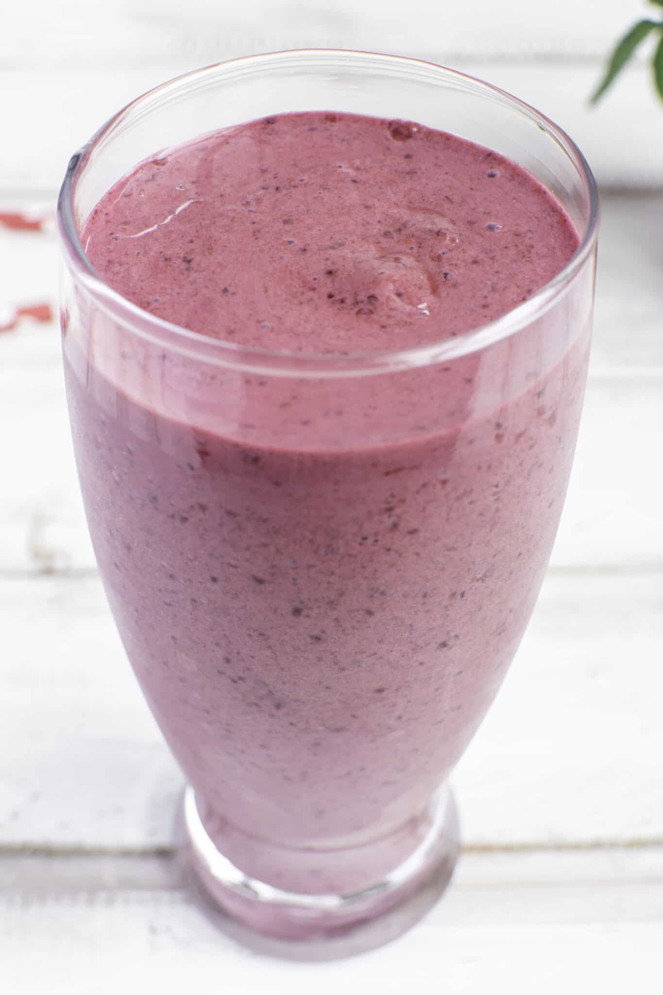 Keto Breakfast Smoothie With Blueberries And Blackberries Oh So Foodie