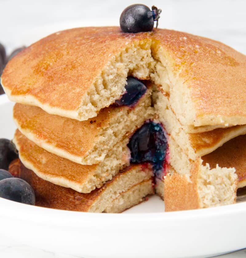Keto Blueberry Pancakes Oh So Foodie
