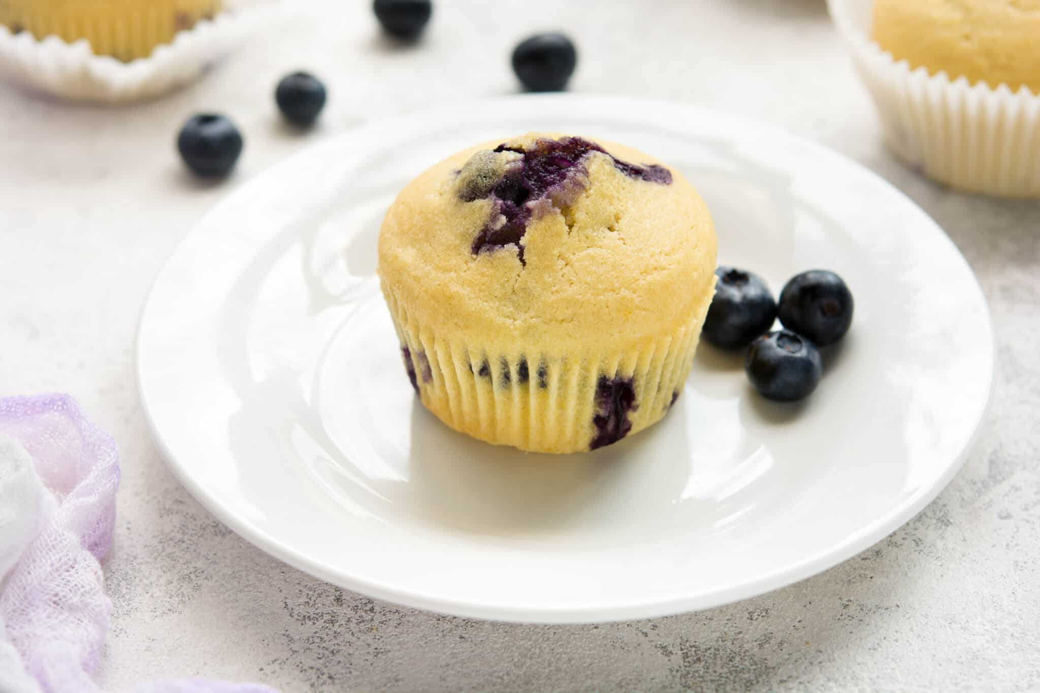 Keto Blueberry Muffins With Sour Cream Oh So Foodie