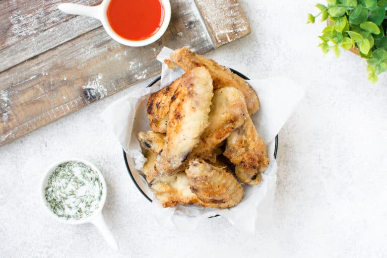 Crispy Keto Chicken Wings With Baking Powder Oh So Foodie