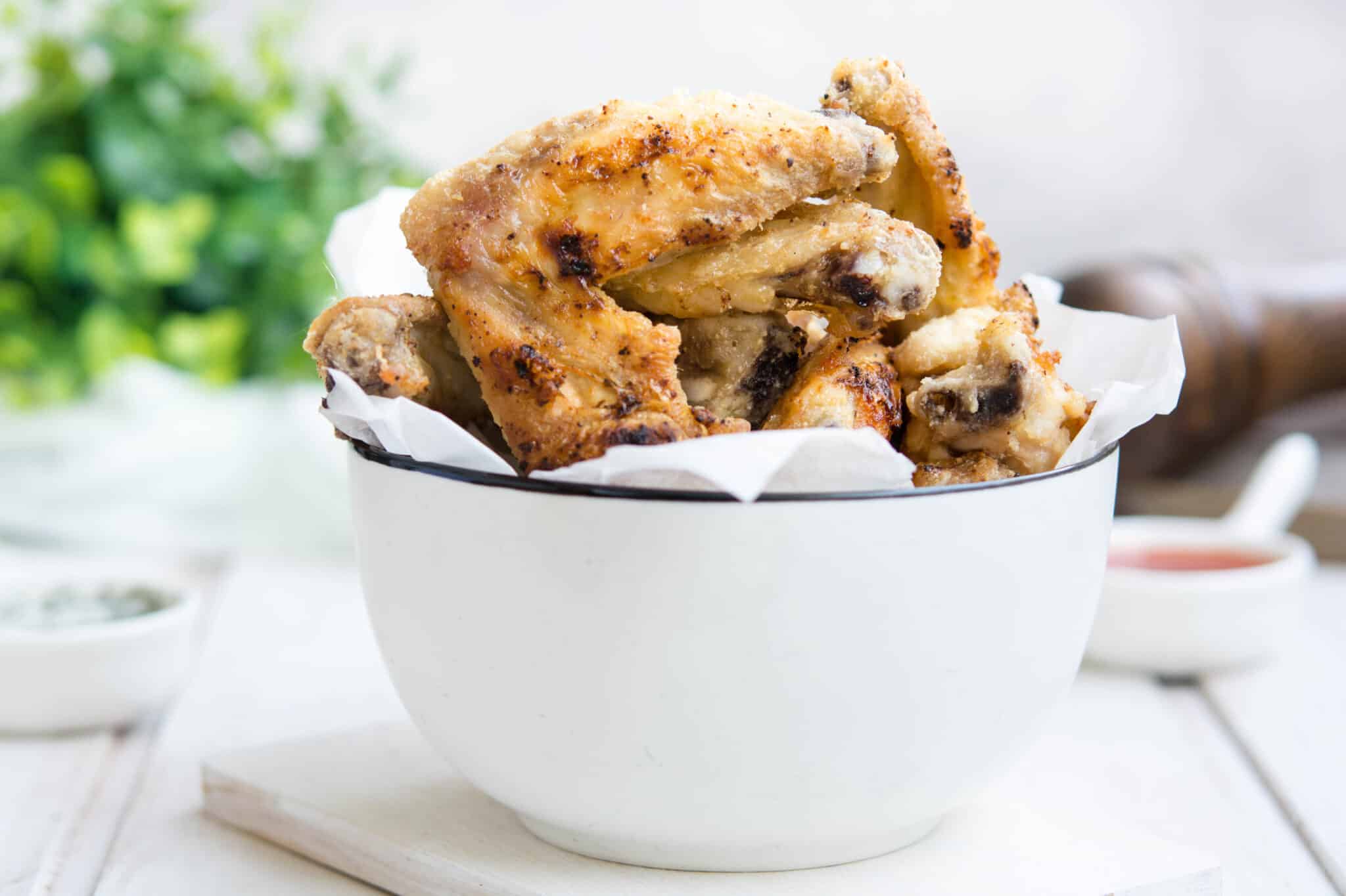 Crispy Keto Chicken Wings With Baking Powder Oh So Foodie