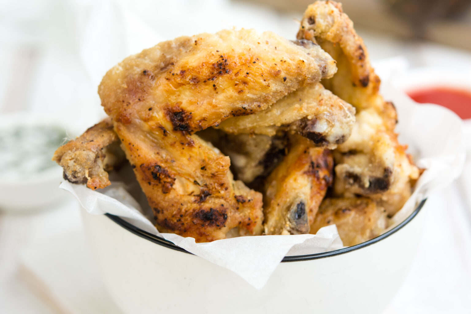 Crispy Keto Chicken Wings With Baking Powder Oh So Foodie