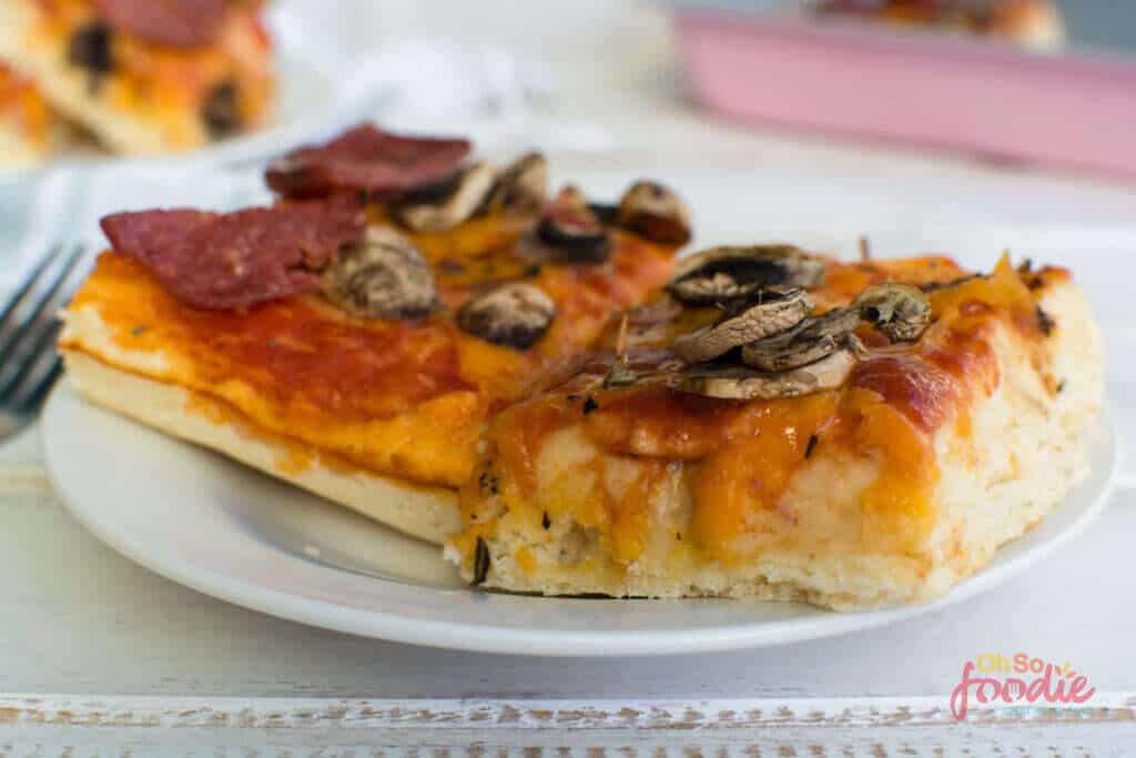 keto sheet pan pizza