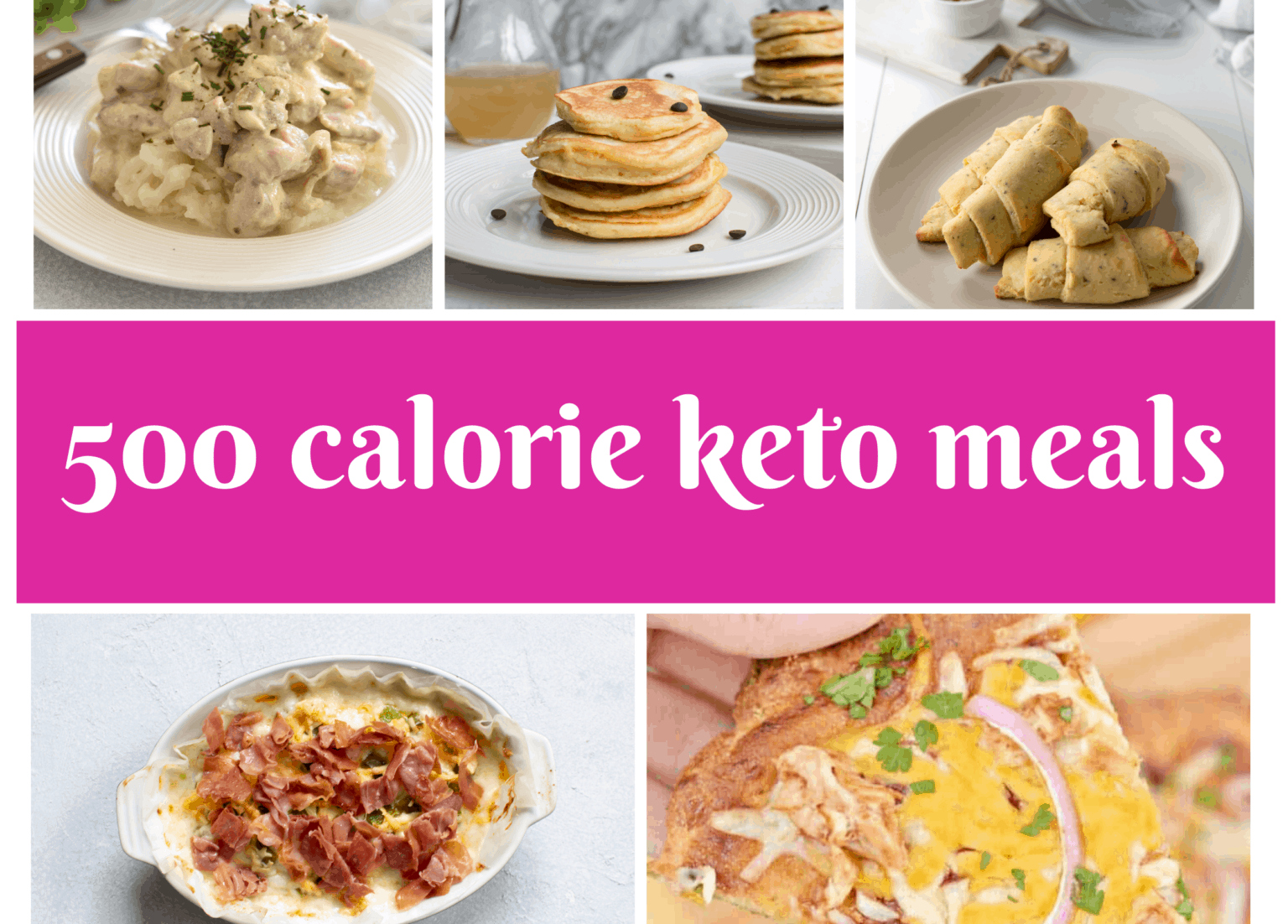 Main Meals Under 500 Calories