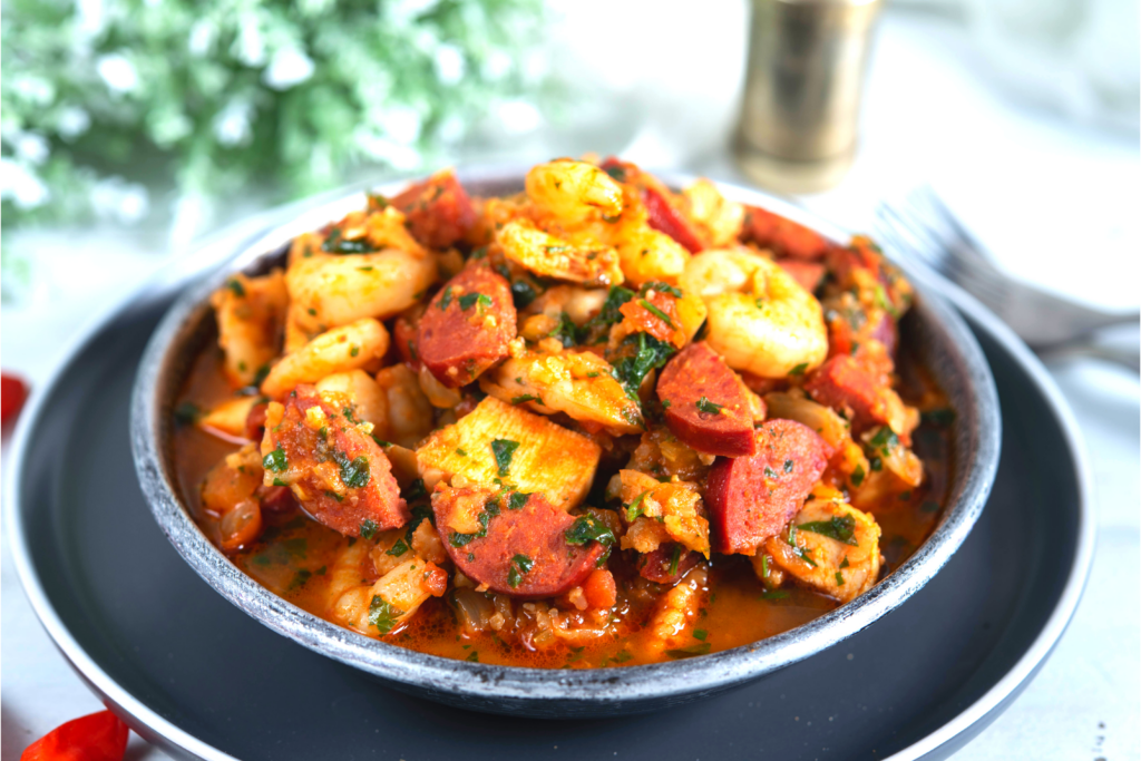 low carb cauliflower jambalaya