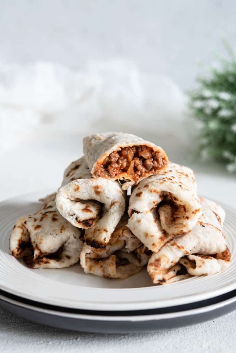 Almond Flour Psyllium Husk Tortillas [3.3g Net Carbs!] Oh So Foodie