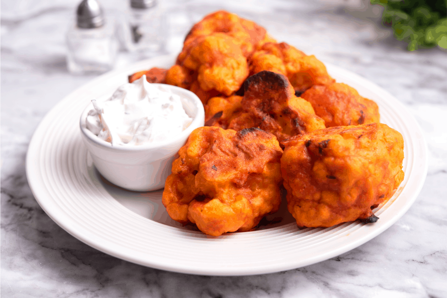 Baked Cauliflower Buffalo Wings (Vegan & Keto) Oh So Foodie