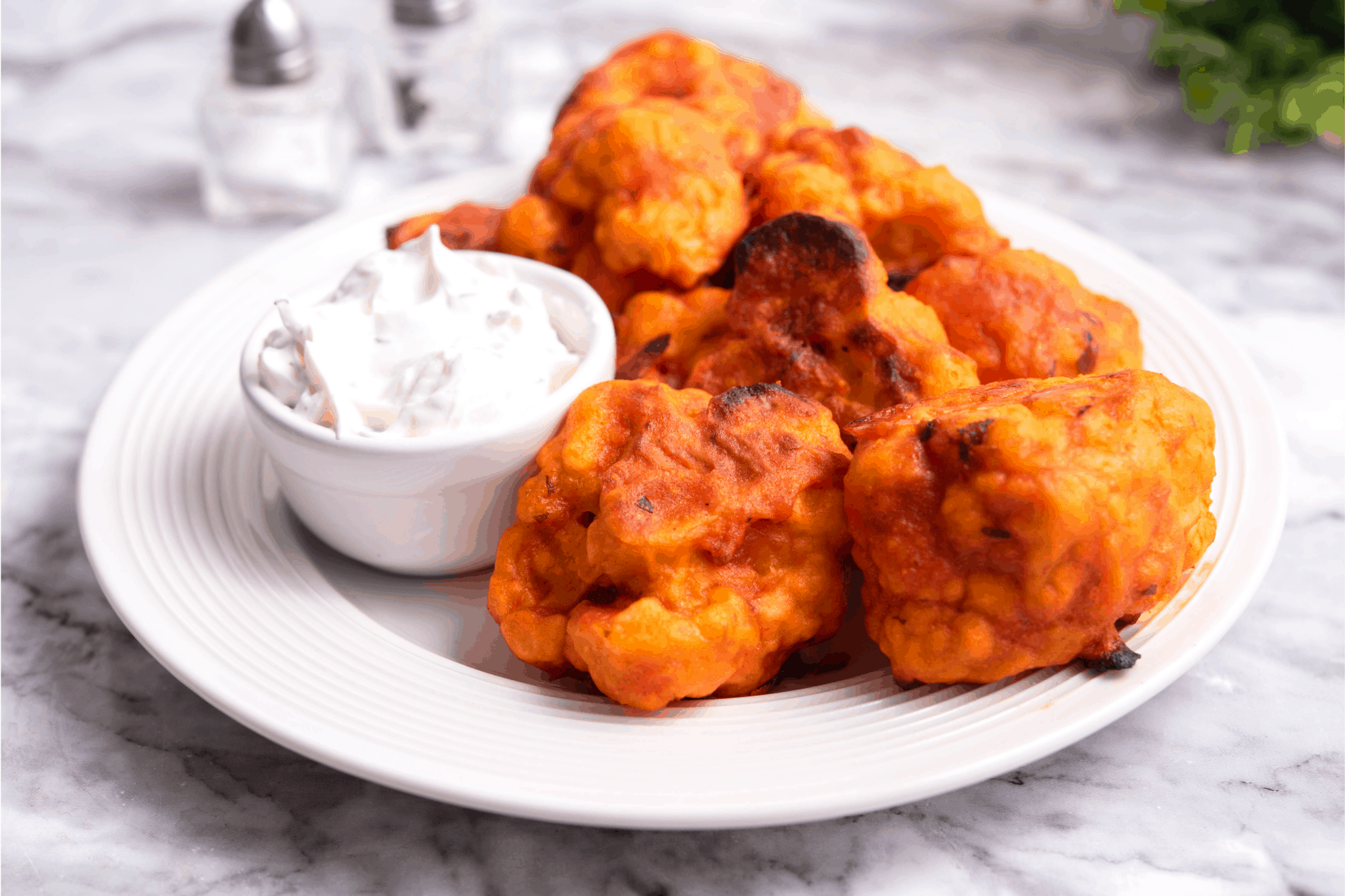 Baked Cauliflower Buffalo Wings (Vegan & Keto) Oh So Foodie