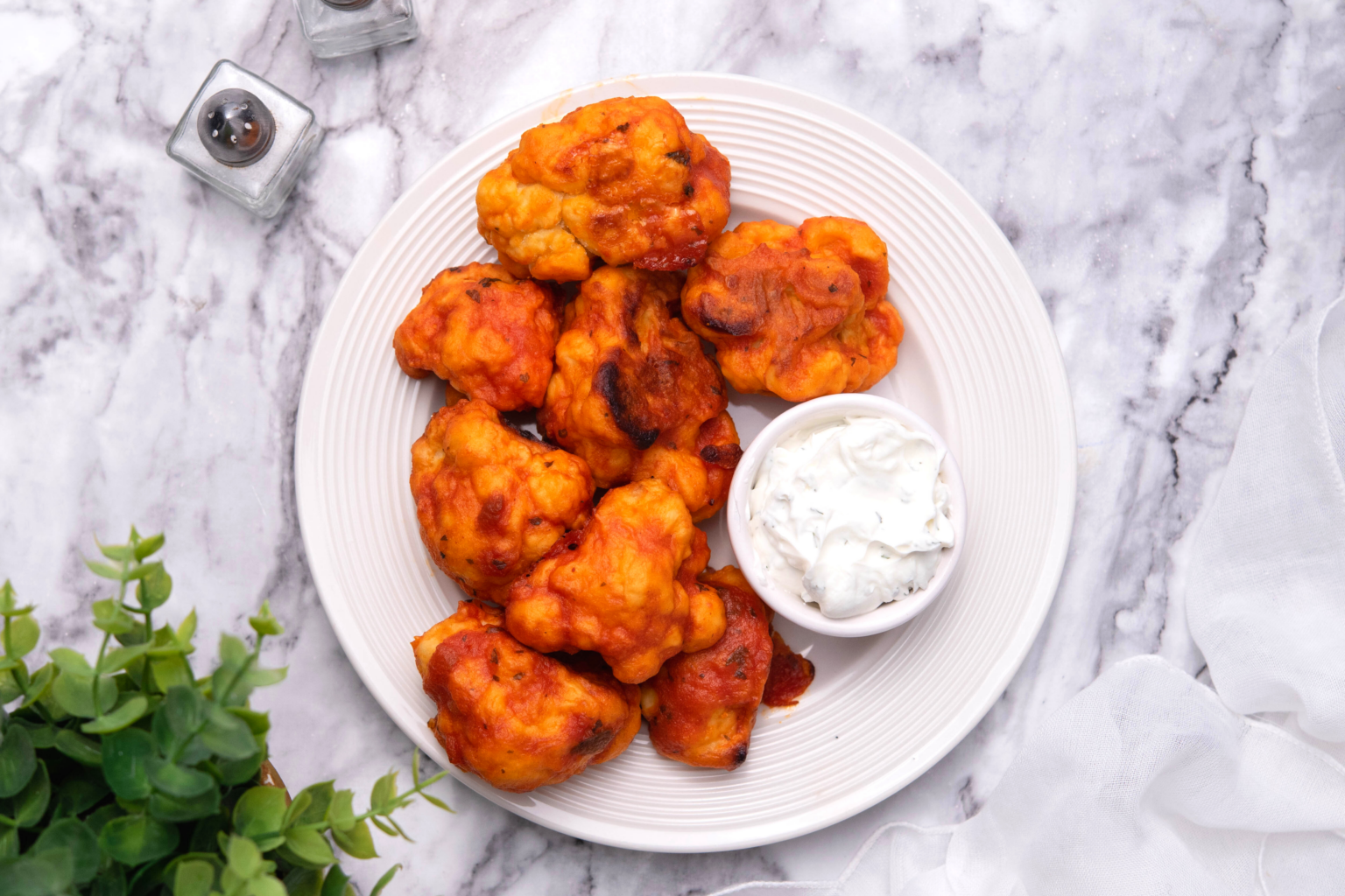 Baked Cauliflower Buffalo Wings (Vegan & Keto) Oh So Foodie