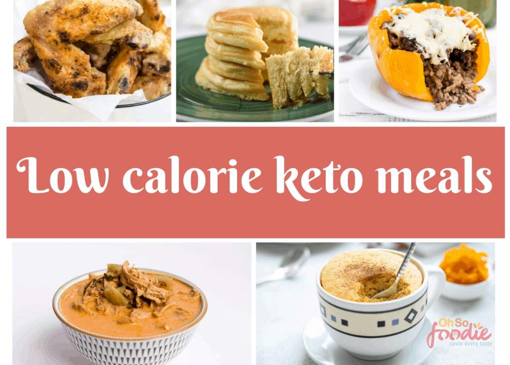 low calorie keto meals