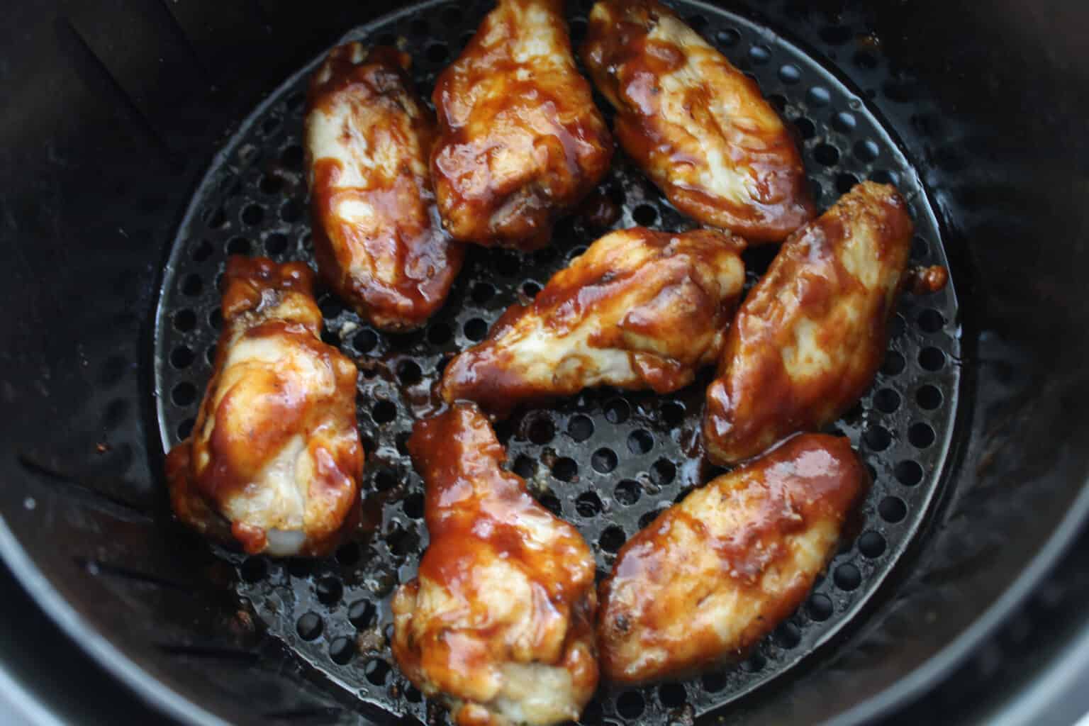 Air Fryer Frozen Chicken Wings No Thaw Oh So Foodie