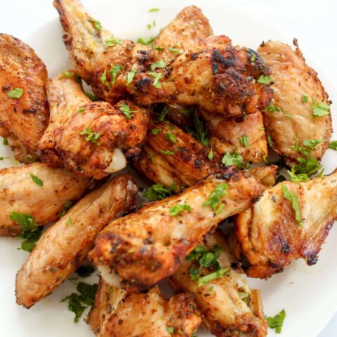 Super Yummy Baked Cajun Wings - Oh So Foodie