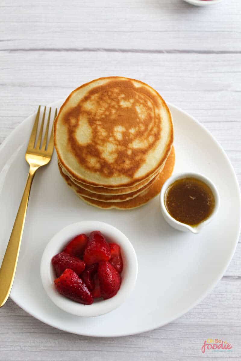 Keto Pancakes Without Almond Flour Oh So Foodie