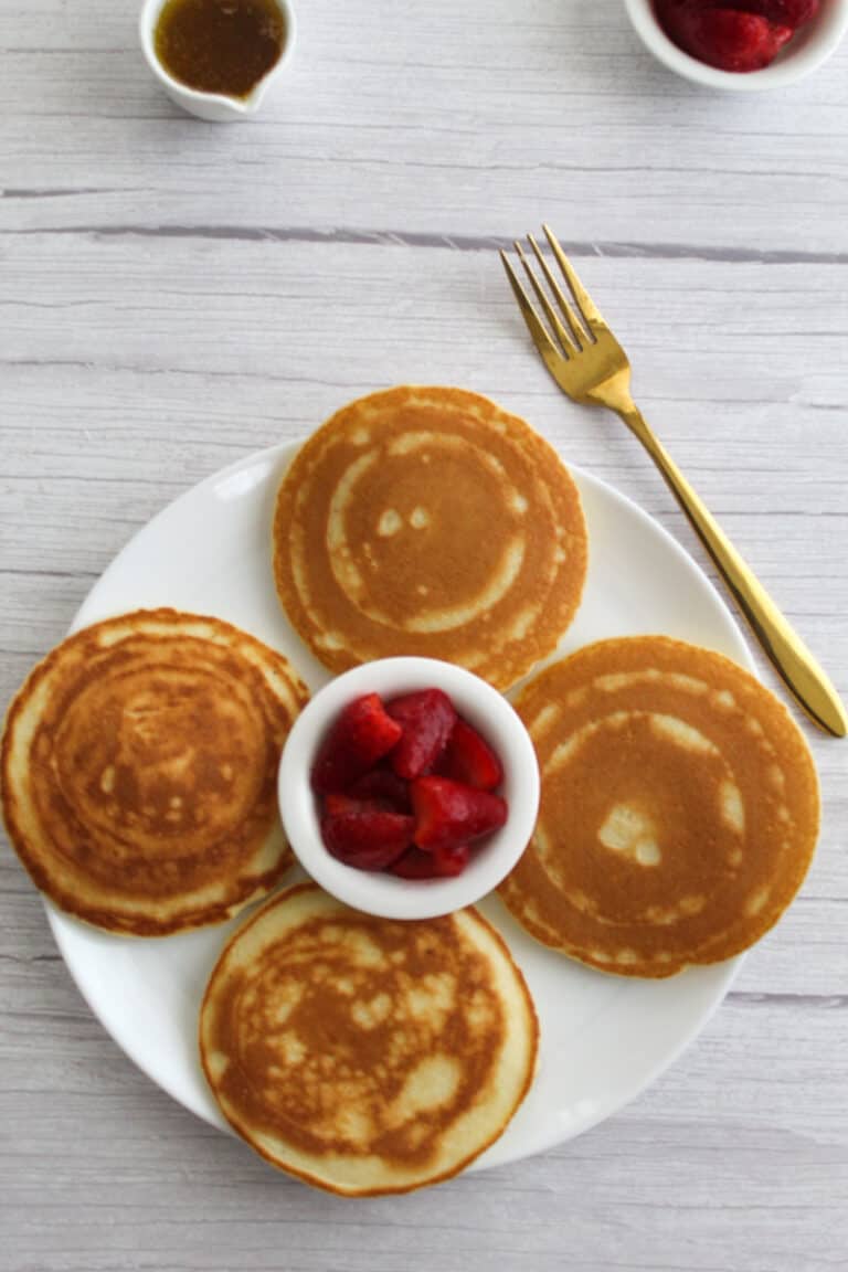 Keto Pancakes Without Almond Flour Oh So Foodie
