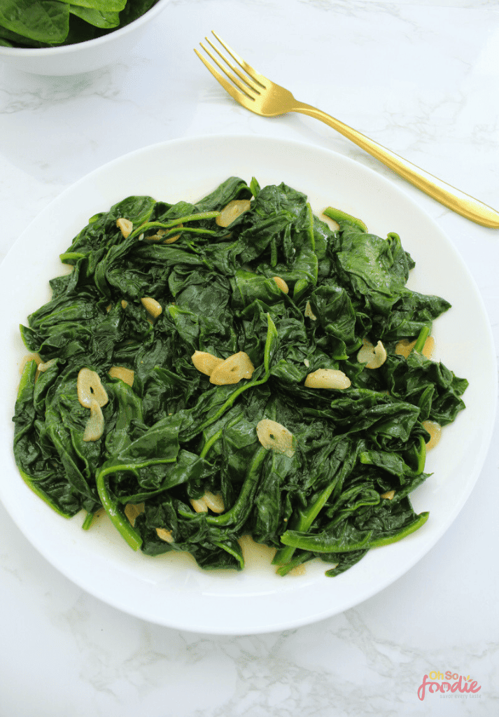 garlic spinach