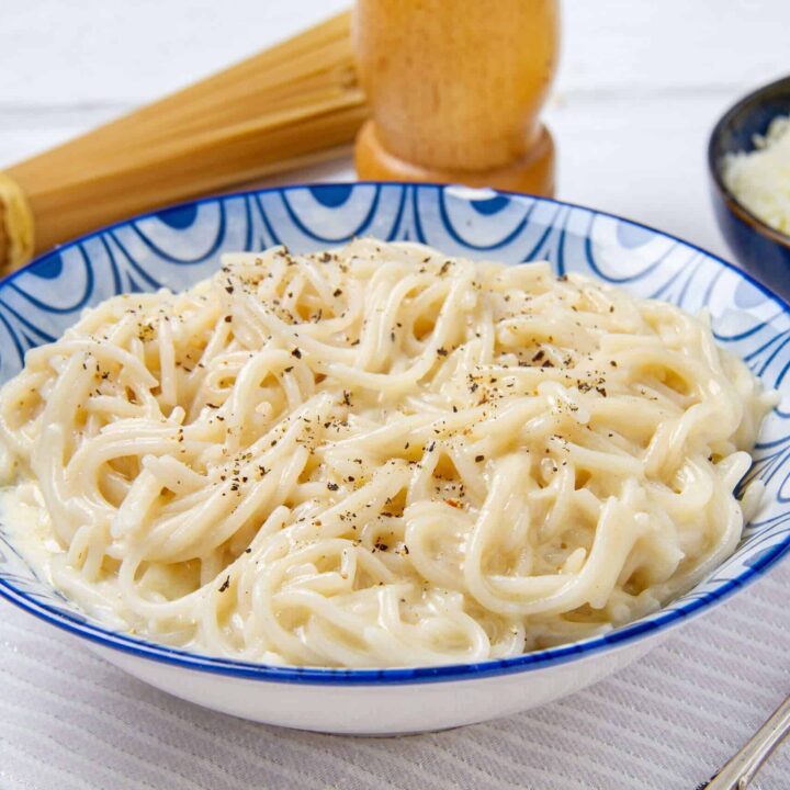 creamy pasta with milk