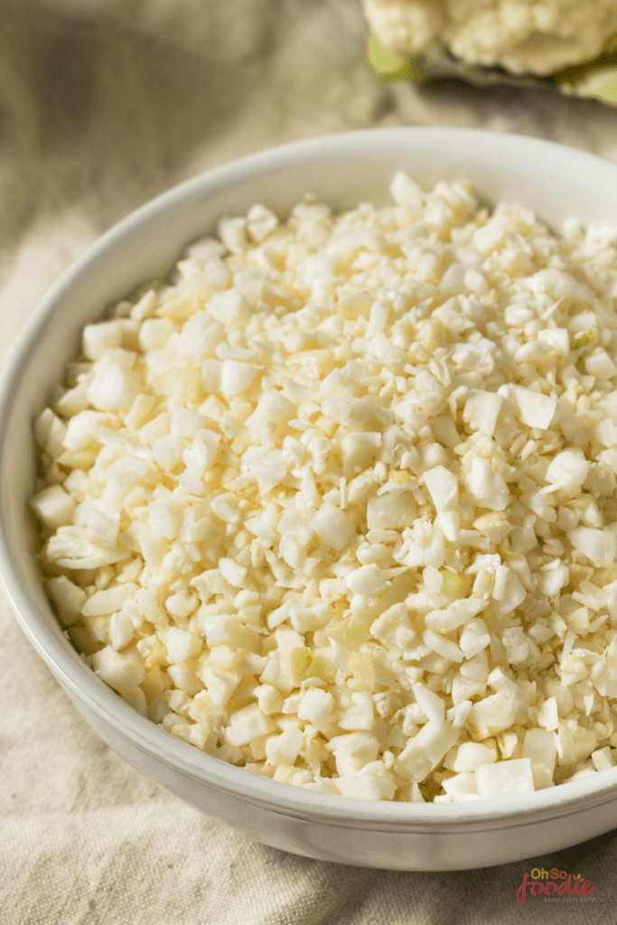 cauliflower rice or florets