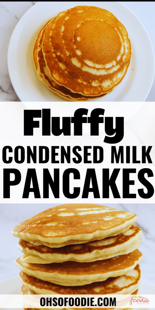 Fluffy Condensed Milk Pancakes 
