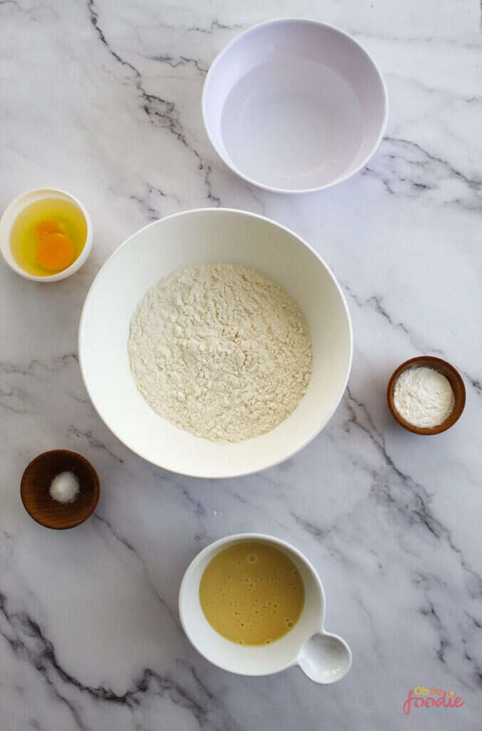 ingredients for condensed milk pancakes