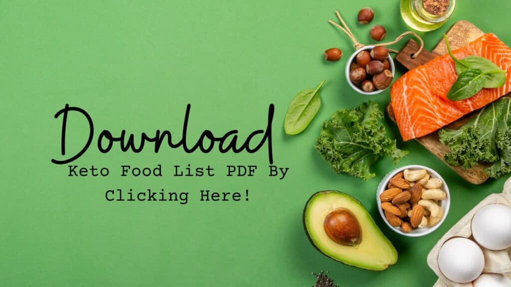 keto food list pdf