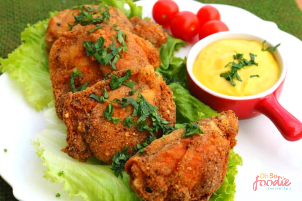 fried chicken thighs