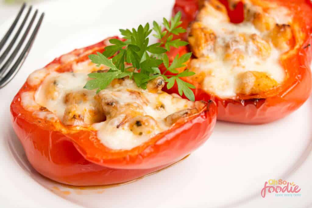 chicken stuffed peppers